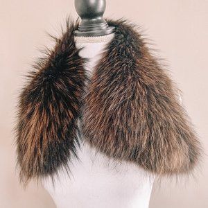 Adrienne Landau Raccoon Fur Scarf